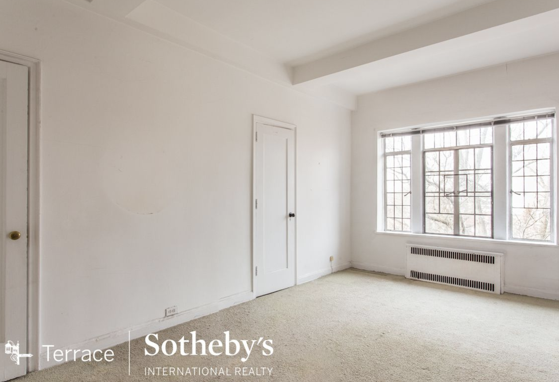 A Forest Hills one bedroom where you can live in the tree tops, for